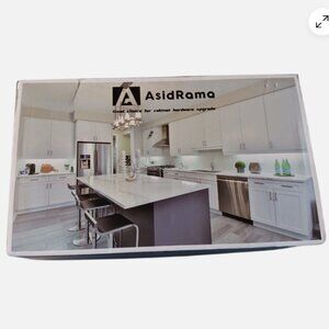 Asidrama 10 Pack Knobs for Dresser Drawers 1 Inch High x 3/4 wide Open Box